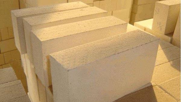 生產好的耐火磚展示